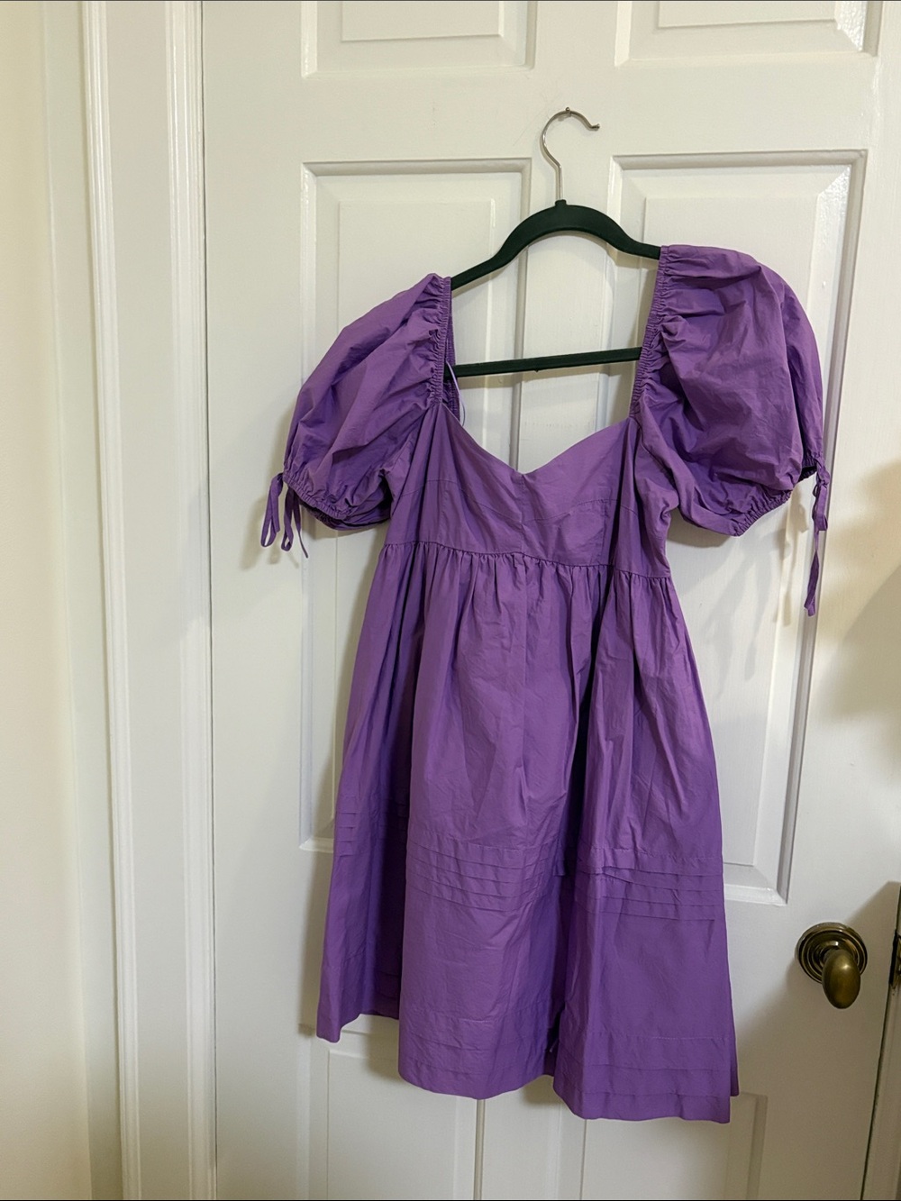 English Factory Lilac Puff-Sleeve Kids Dress